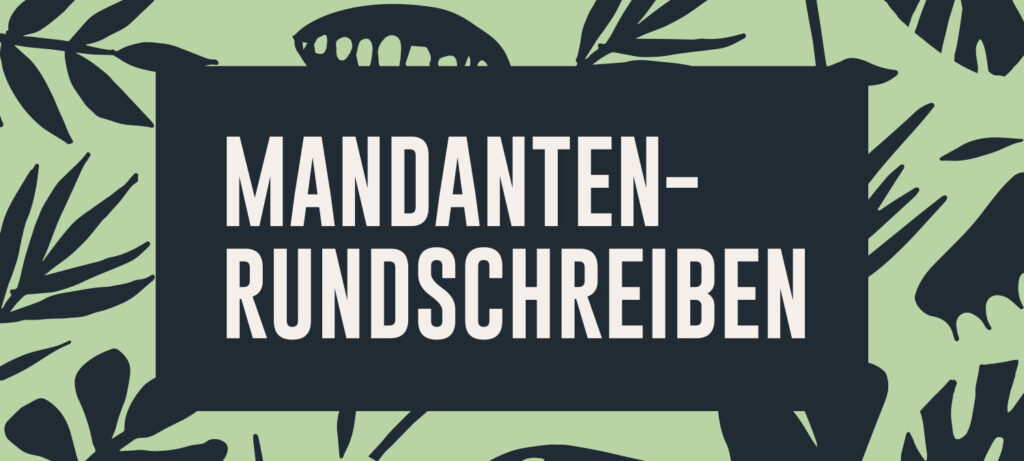 Mandantenrundschreiben